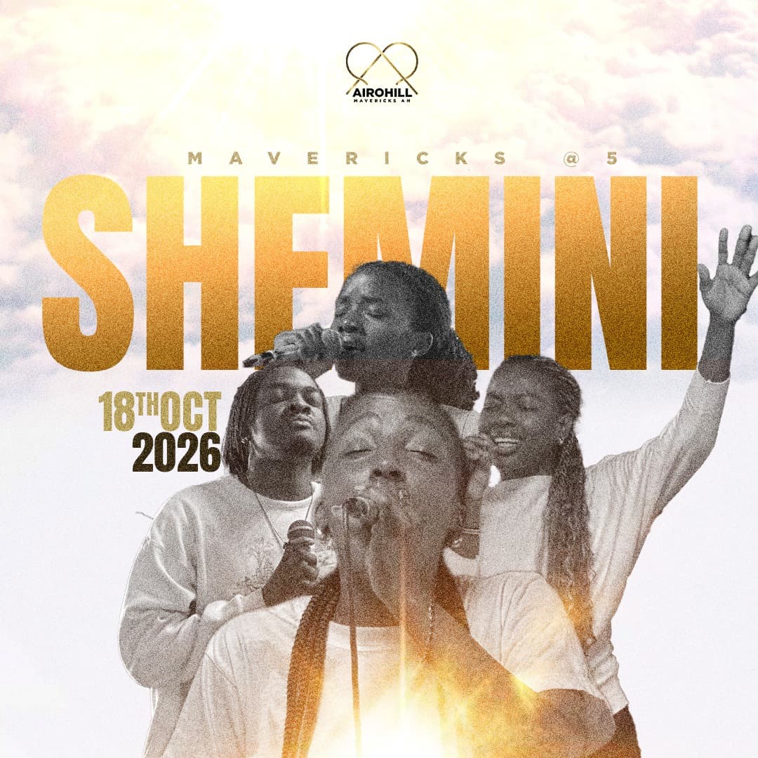 SHEMINI, Mavericks Airo Hill 5th Anniversary worship celebration poster